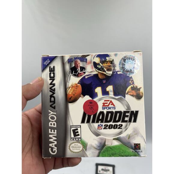Madden Nfl 2002 Gameboy Advance Cib Tested And Working - Picture 6 of 12